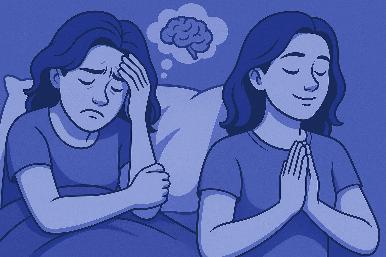 Como o sono afeta a saúde mental: O impacto da privação de sono em doenças como depressão e ansiedade 🧠💤 - BON LUAR